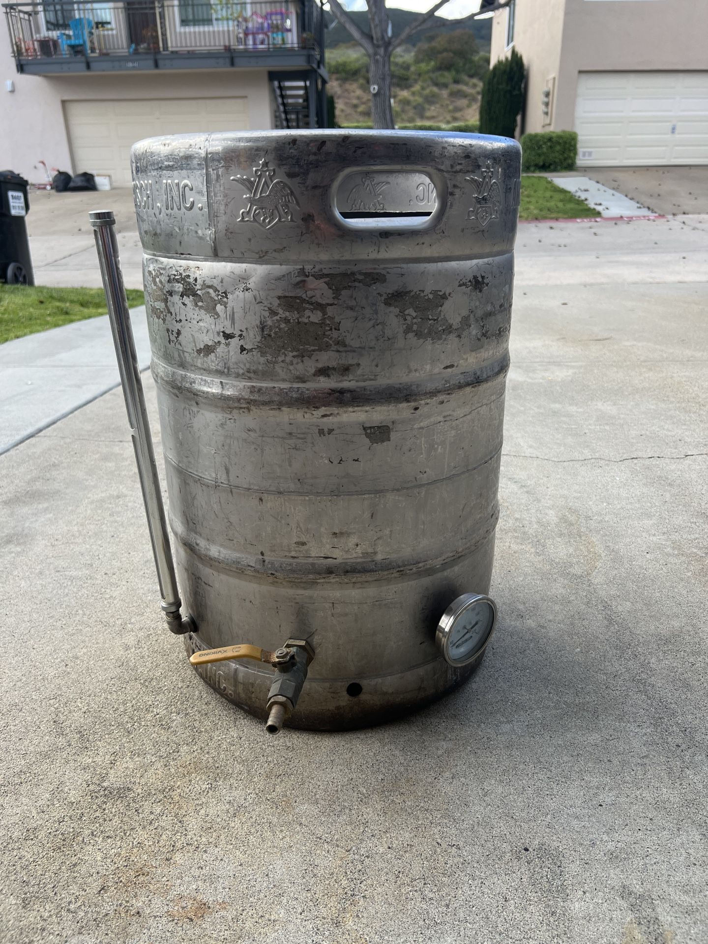 thumbnail image 2 of Mash Tun Keg Conversion Kit – False Bottom & Weldless Bulkhead Valve For Homebrew Beer 2 of 5