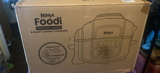 Ninja Foodi 5-Quart 7-in-1 Compact Pressure Cooker & Air Fryer (OS100) – NEW OPEN BOX