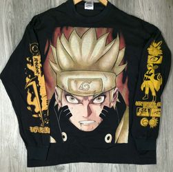 Naruto Uzumaki Anime Long Sleeve Shirt XL Screen Stars 2025 Double Sided
