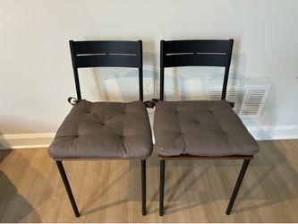Set of 2 IKEA Chairs with pads