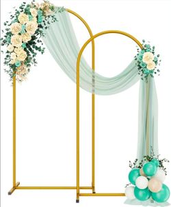 $FIRM ✨ Gold Decorative Arches for Events – Brand New ✨