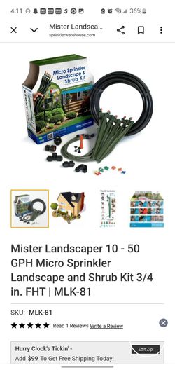 Mister Landscaper Sprinkler Kit