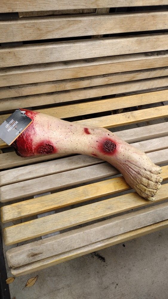 "Left Foot" Halloween Decor 