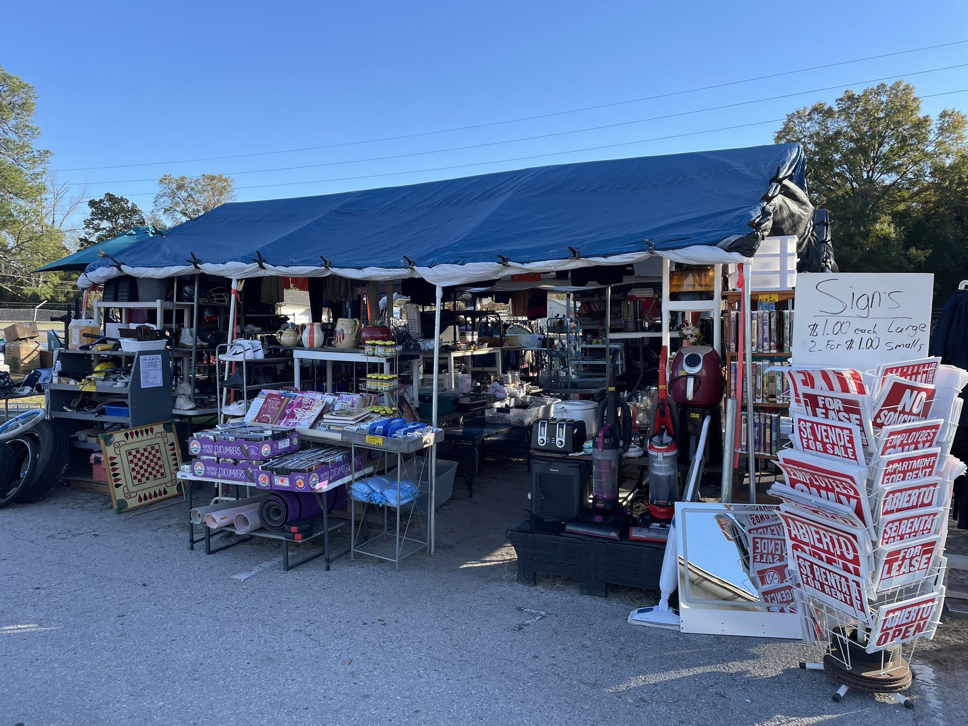 Small Business For Sale ( 4 Storage Units & Flea Market Canopy Boots )
