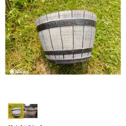 Whiskey Barrel Planter 