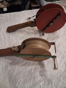 Old fishing poles