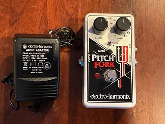 Electro-Harmonix Pitch Fork Guitar Pedal with Power Supply