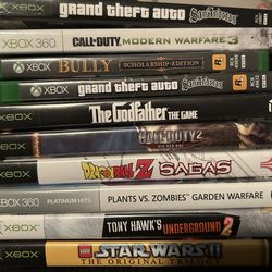 Xbox/xbox360 Games 