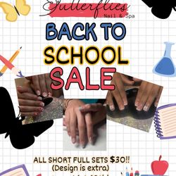 Back to School Nail Sale!