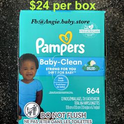 Pampers Wipes With Fresh Scent 
