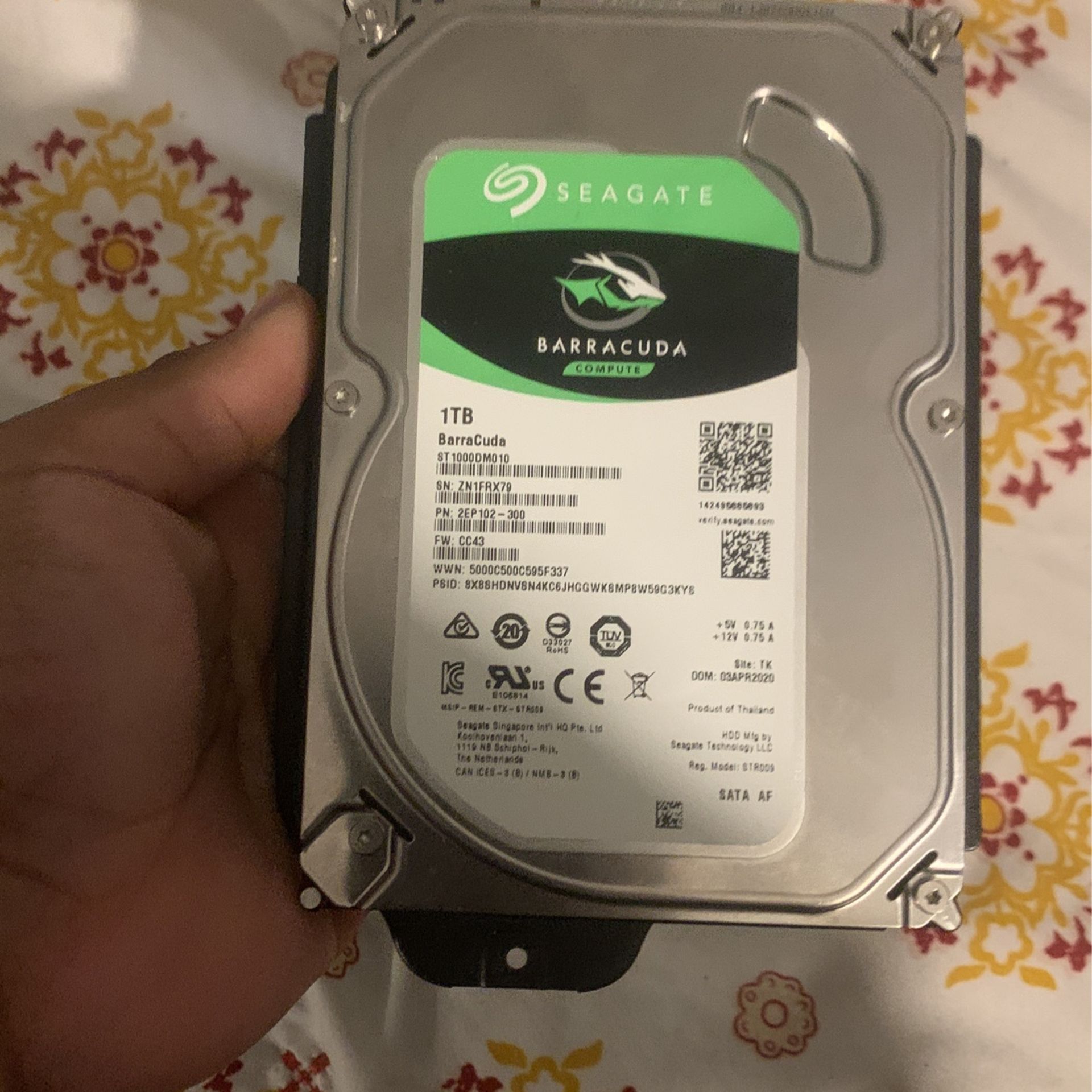 Seagate 1TB Desktop HDD Hard Drive