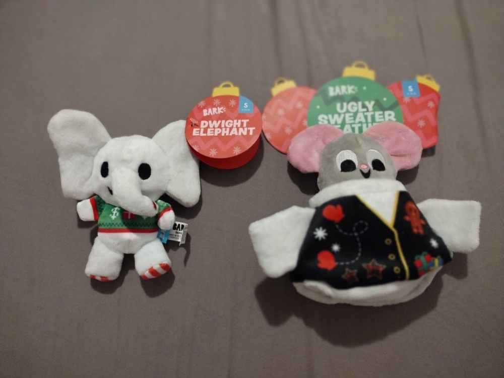 New With Tags Bark Box Stuffies