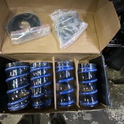 Suspension Coilsover sleeves kit Blue 01-05 Honda Civic Coupe Sedan
