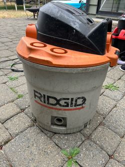 RIDGID Wet/Dry Shop Vacuum – No Hose