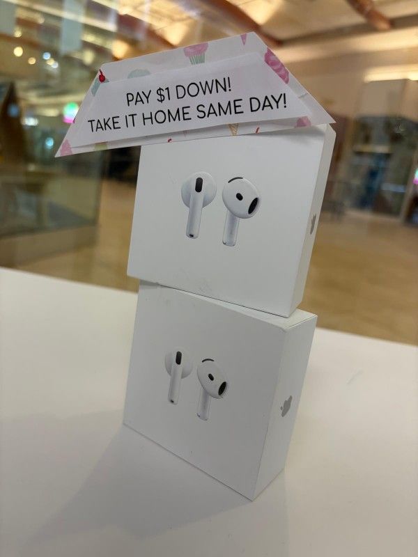Apple Airpods 4th Gen Bluetooth Earbuds - Pay $5 today and the rest later!!