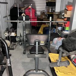 Everlast Bench Press With Weights 
