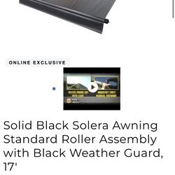 New Solera RV Awning Roller 14’ & 17’ Black Motorhome Trailer Awning