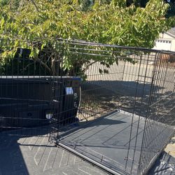 XXL Large Dog Kennel Crate Collapsible Like New 48”L by 30”W by 32” H