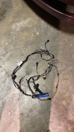 Saab 9-3 tail light harness complete uncut good connectors
