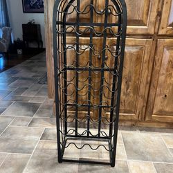 Sturdy Metal Wine Rack