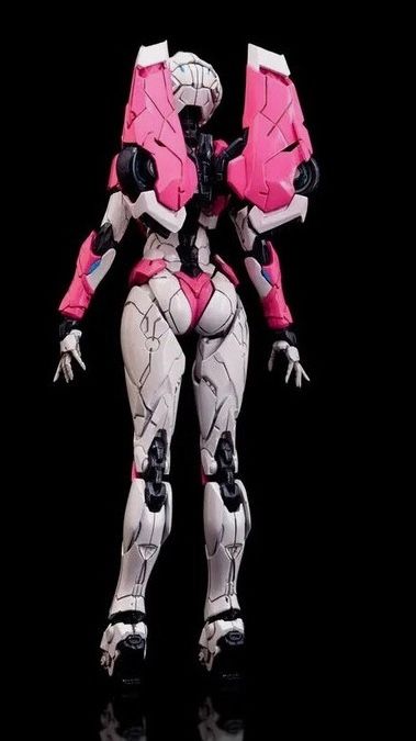 Flame Toys Model Kit Series Transformers Arcee Robot Girl Female Pink Alien X Fu