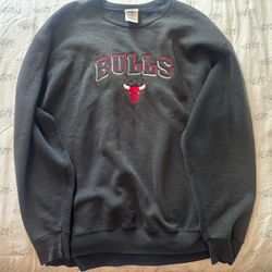 90’s Chicago Bulls Embroidered Crewneck