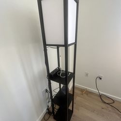 Lamp with Type c Adaptor, USB, and AC outlet