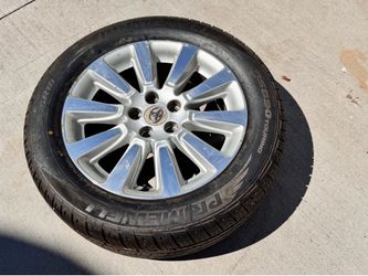 Single (1) Toyota Sienna wheel 235 55 18 Primewell PS890 Touring tire