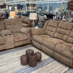 Sofa And Loveseat With Recliners 