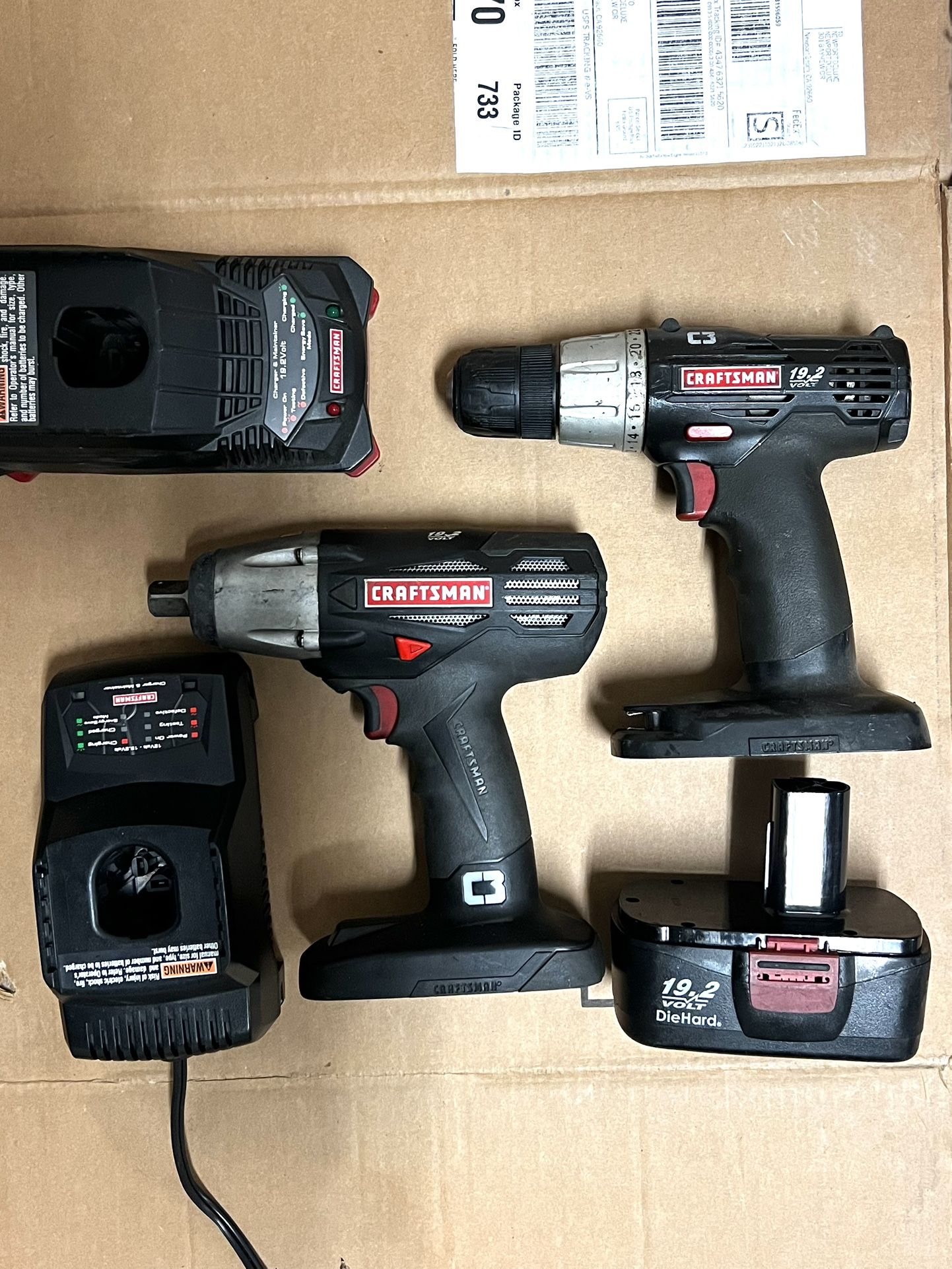 Craftsman Drill And Craftsman Wrench Set 