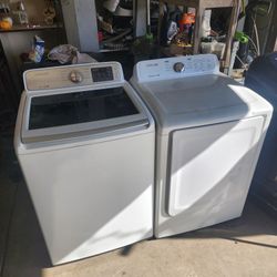 Samsung Washer And Electric Dryer Large Capacity 
