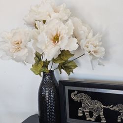 Ceramic Vase With Flowers