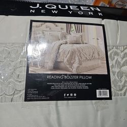 J.Queen NEW York Reading Bolster Pillow 52x15