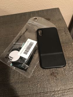Black IPhone X case