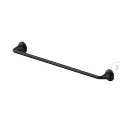 Constructor 18 in. Towel Bar in Matte Black