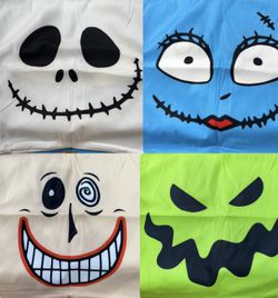 Nightmare Before Christmas 4PC Pillow Case Set