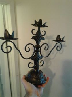 candelabra cast iron