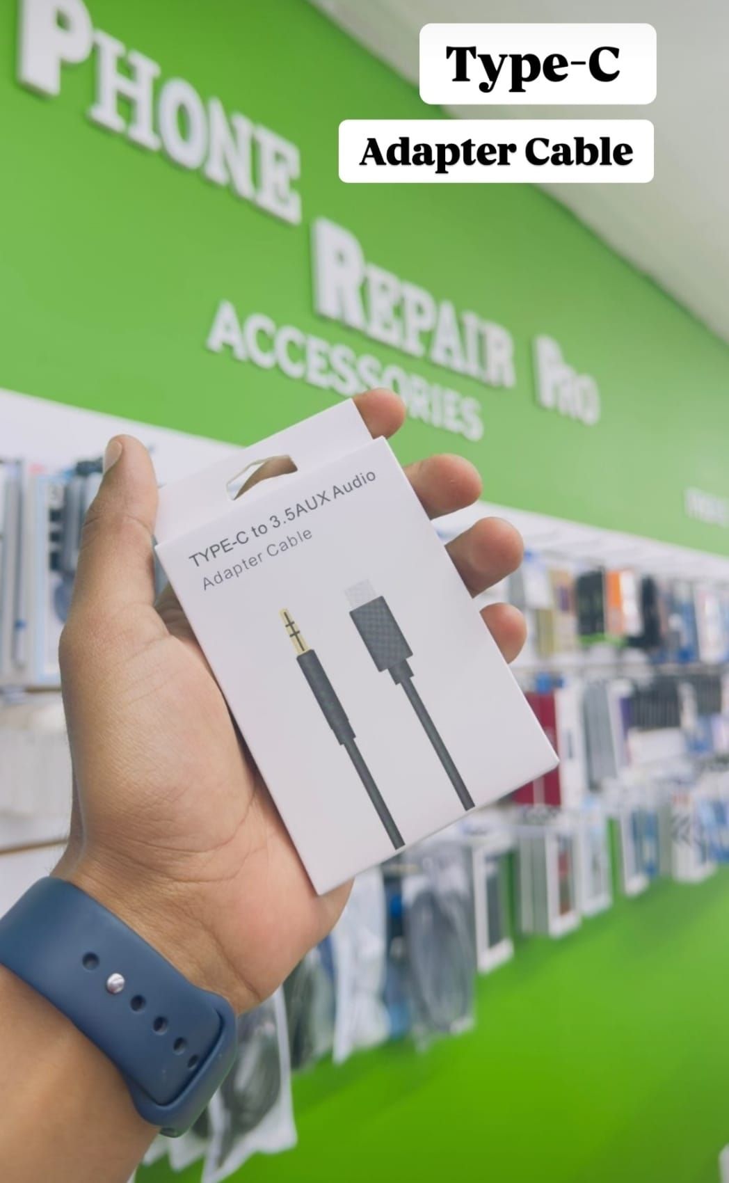 🎧✨ Brand New Type-C to 3.5mm AUX Adapter Cable – Must-Have for Music Lovers! 🎶🔌