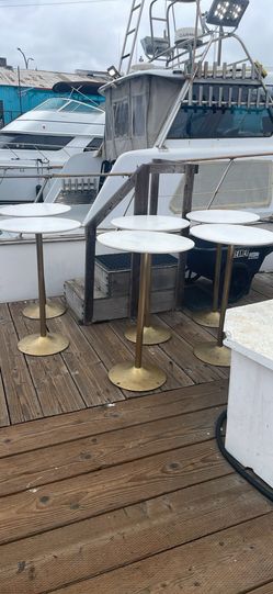 White Bar Tables