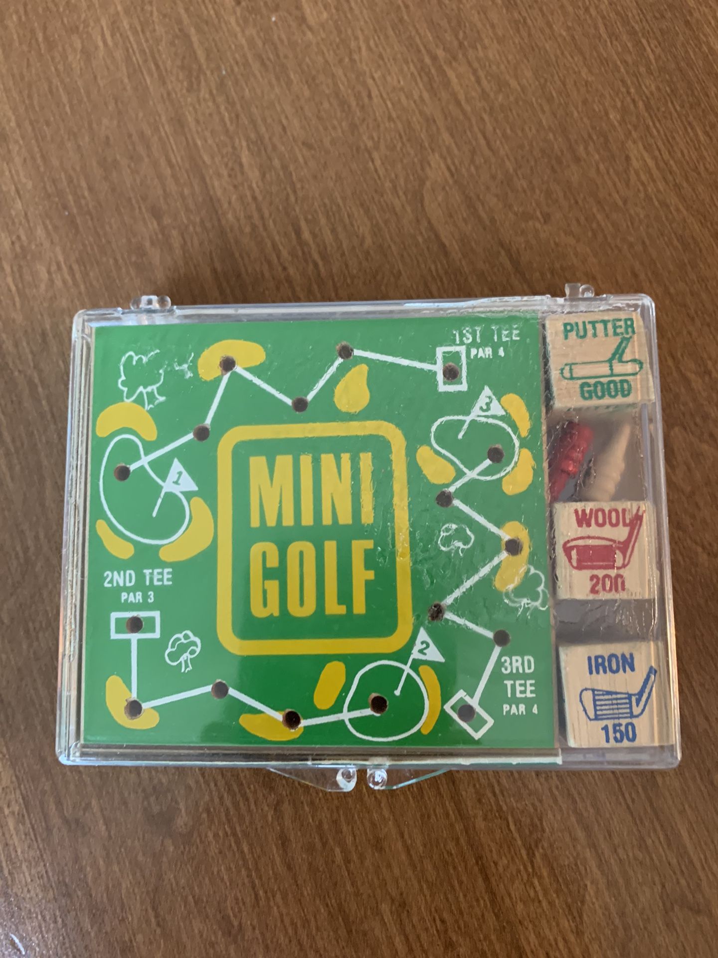 MINI “PLAYOFF” GOLF BOARD GAME #93 by Crestline