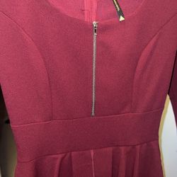 Small Size Red Dress