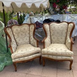 Vintage Style Armchairs 