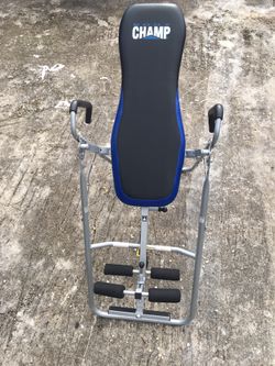 Inversion table help reduce stress .