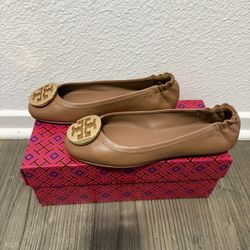 New Tory Burch Minnie Travel Ballet Size 6