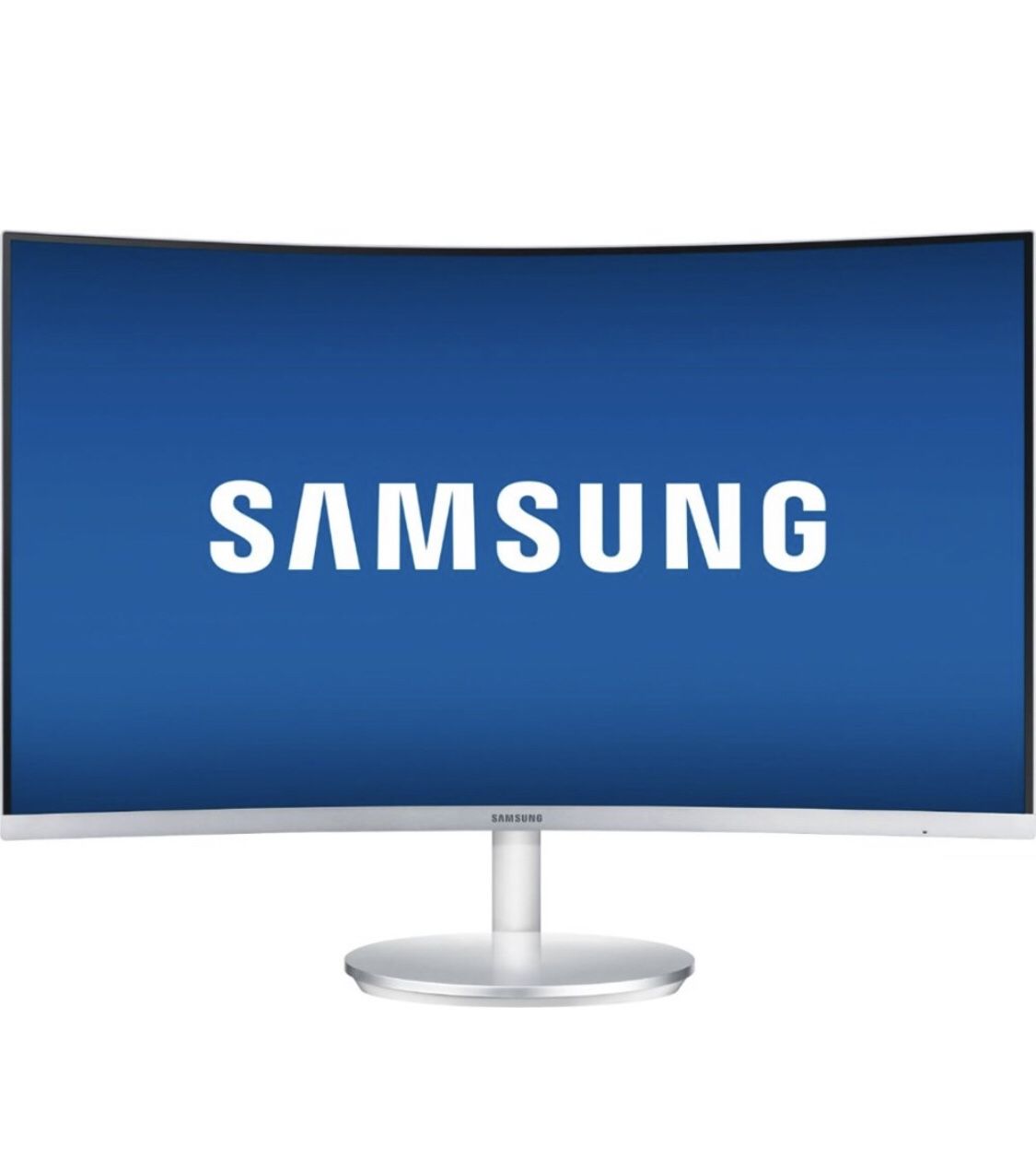 Samsung CF591 series C27F591FDN 27” Curved Monitor- silver( never used)
