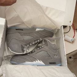 Jordan 5 Wolf Grey Size 11.5