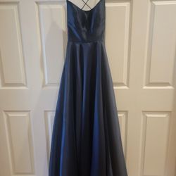 Beautiful Navy Blue Formal Dress