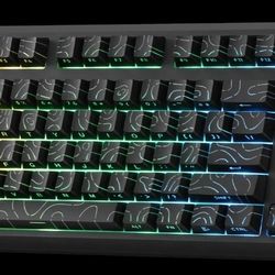 K737 PRO Wireless 87 Keys Gasket Gaming Keyboard, 80% Premium CNC Aluminum Mechanical Keyboard, Hot-Swap South-Facing LED Socket