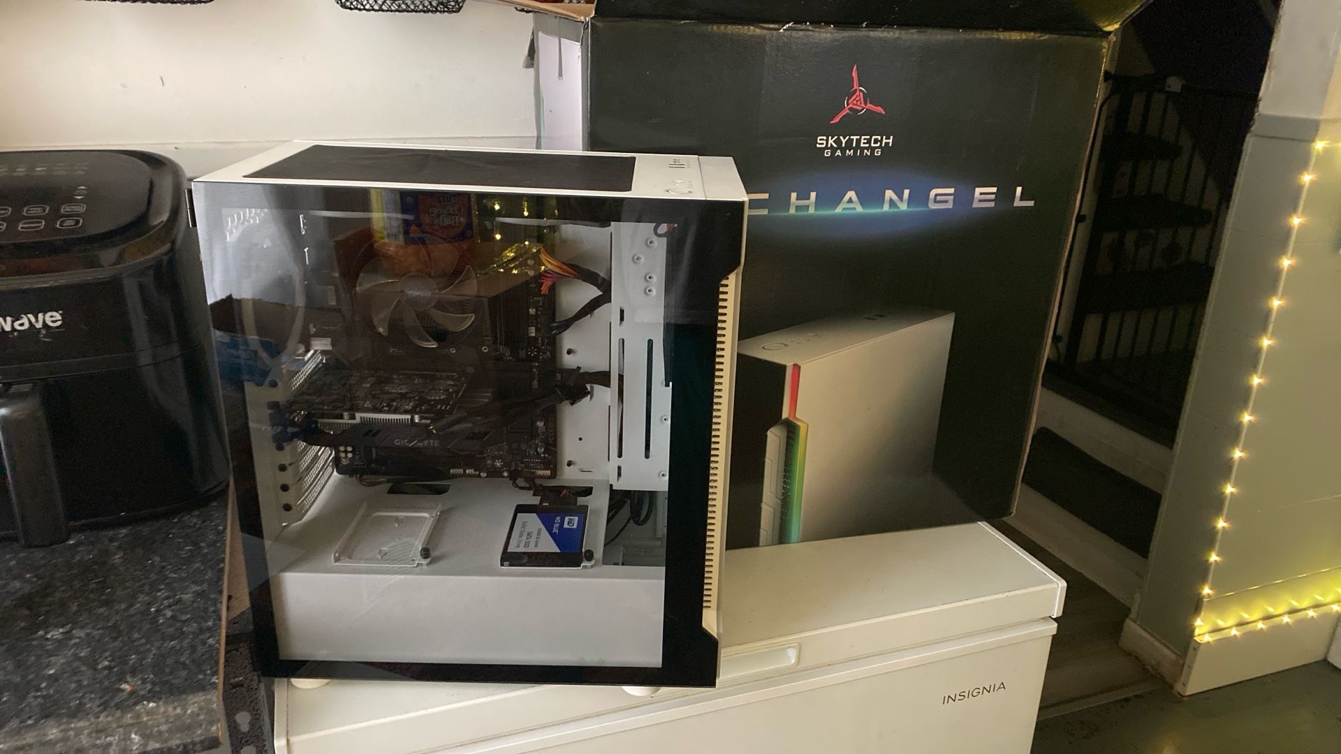Pc With Keyboard And Mouse