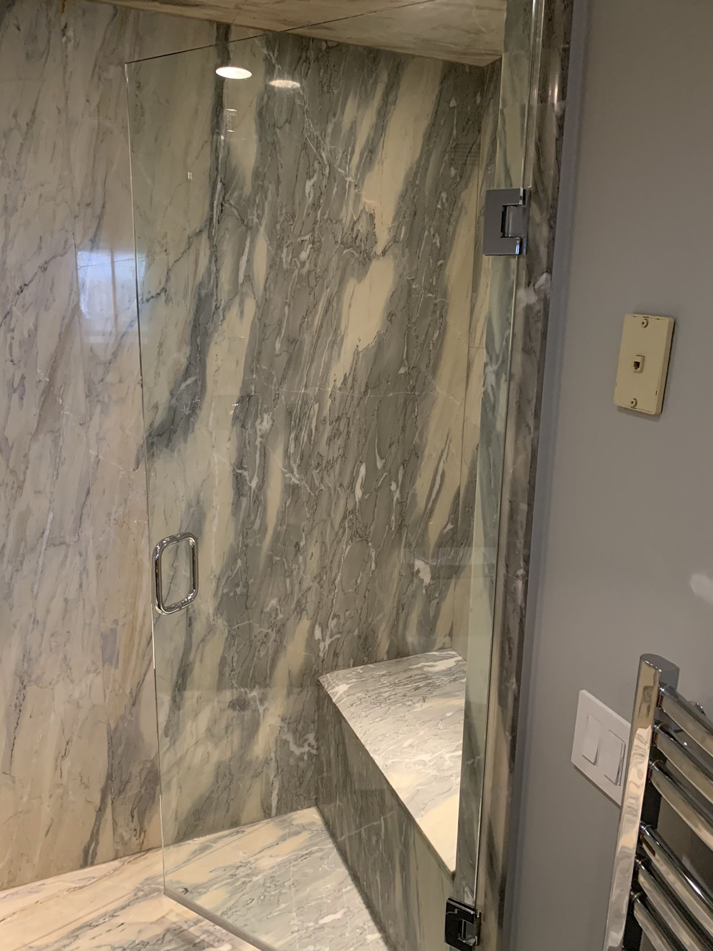 Glass shower door 30,5x72